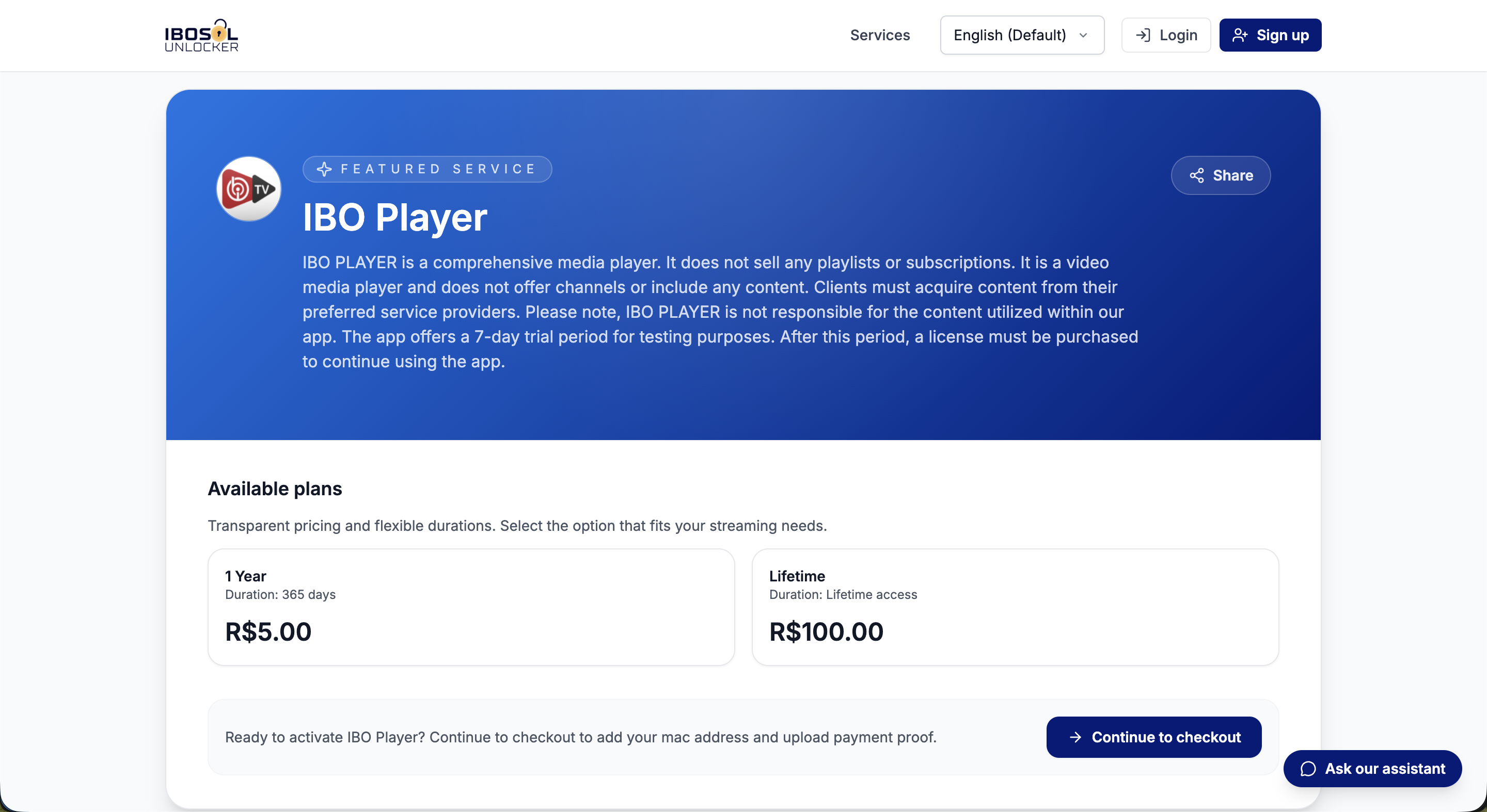 IBOSOL Unlocker screenshot 2