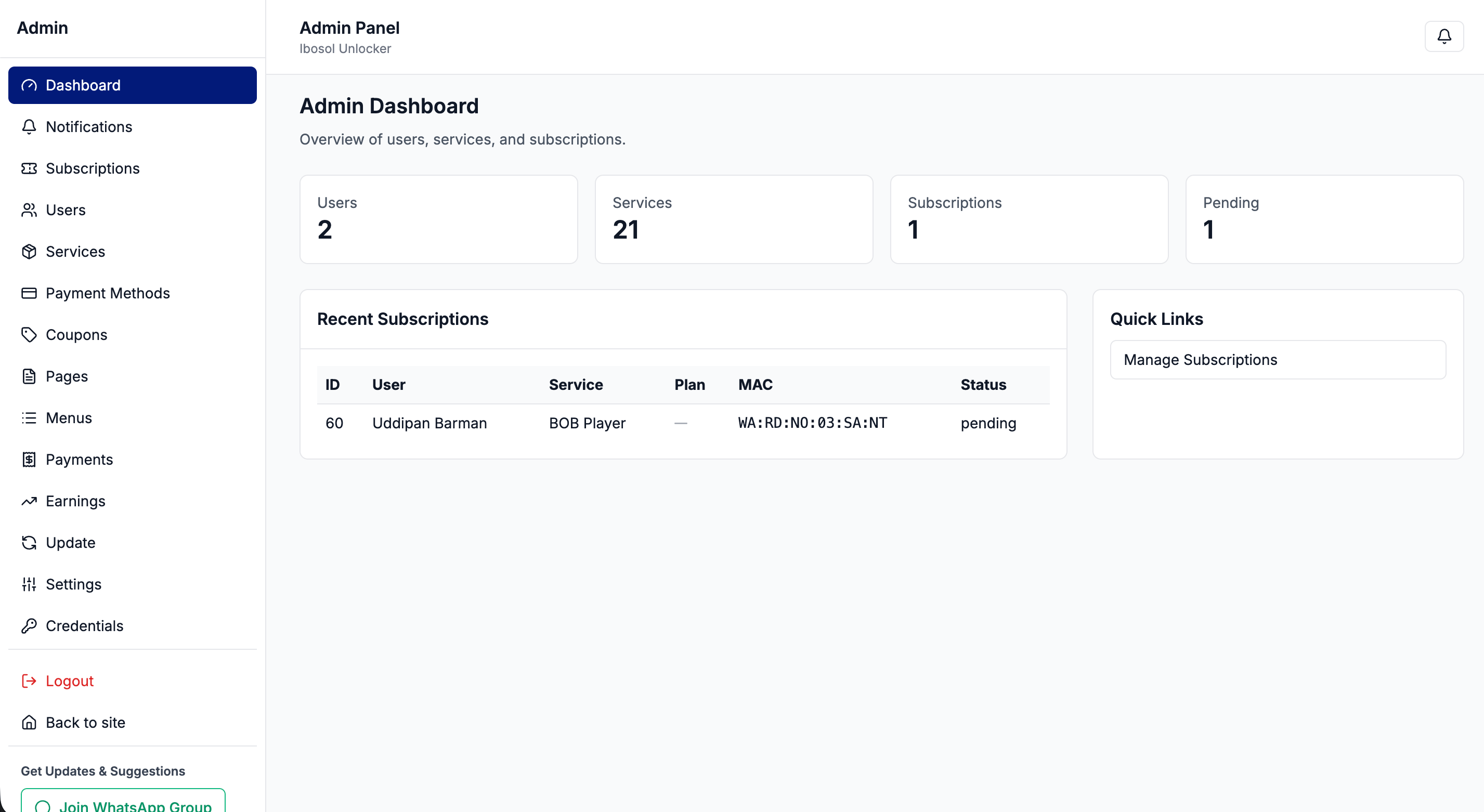 Screenshot